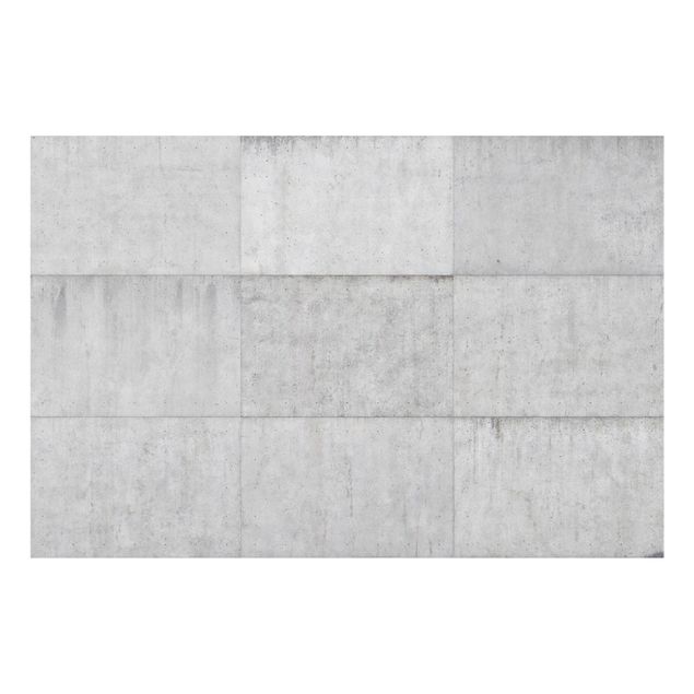 Spatscherm keuken Concrete Tile Look Grey
