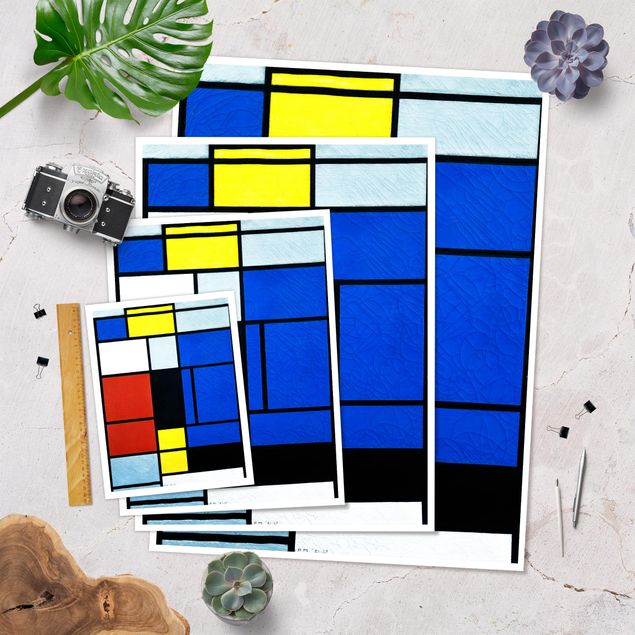 Posters Piet Mondrian - Tableau No. 1