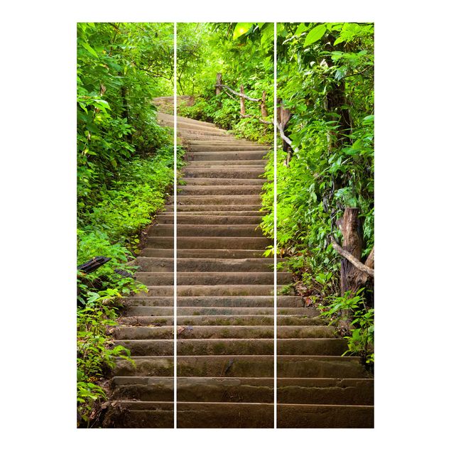 Schuifgordijnen Stairs In The Woods