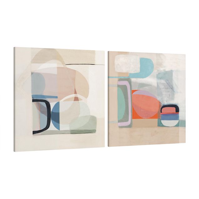 Canvas schilderijen - 2-delig  Multiform Set I