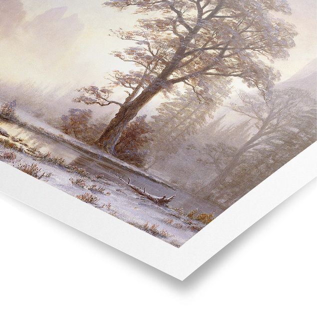 Posters Albert Bierstadt - Valley of the Yosemite, Snow Fall