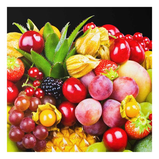 Glasschilderijen Fruit Bokeh