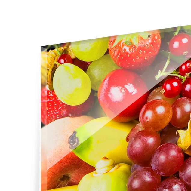 Glasschilderijen Colourful Exotic Fruits