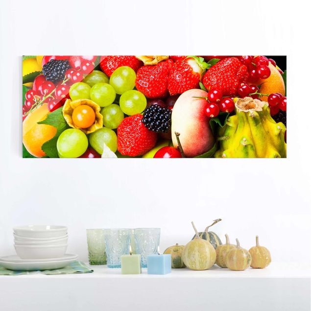 Glasschilderijen Fruit Basket