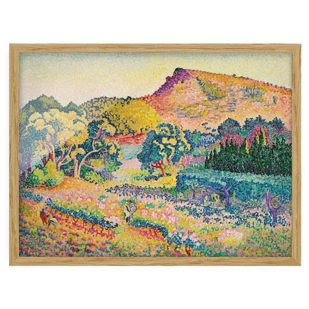 Ingelijste posters Henri Edmond Cross - Landscape With Le Cap Nègre