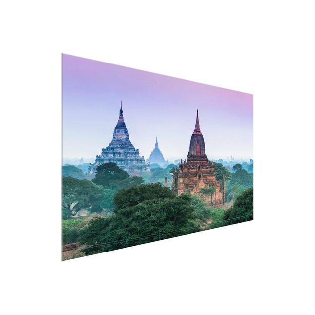 Glasschilderijen Temple Grounds In Bagan