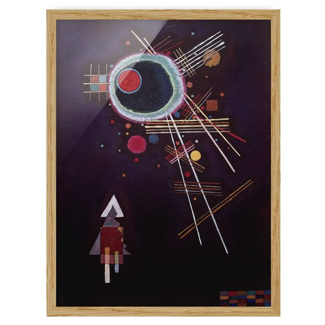 Ingelijste posters Wassily Kandinsky - Ray Lines