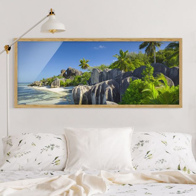 Ingelijste posters Dream Beach Seychelles