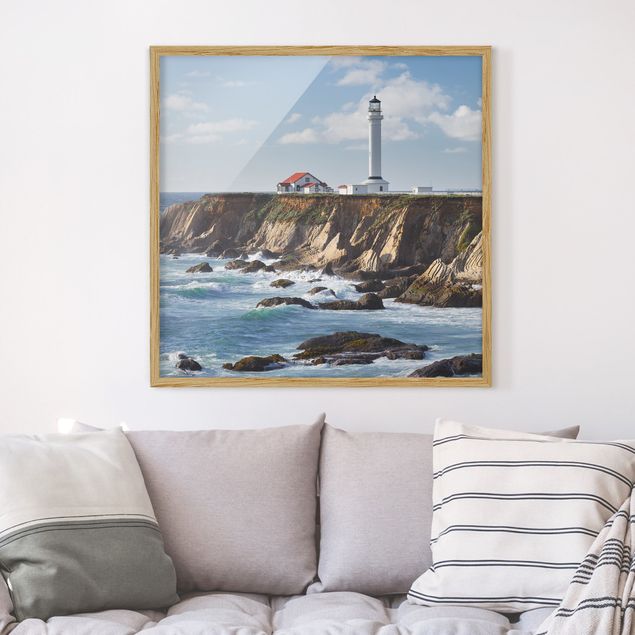 Ingelijste posters Point Arena Lighthouse California