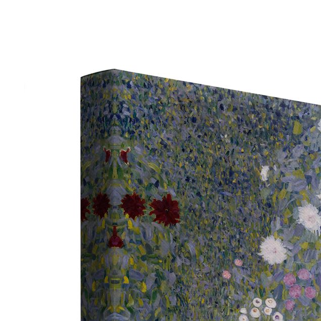 Canvas schilderijen - 2-delig  Gustav Klimt - The Green Garden