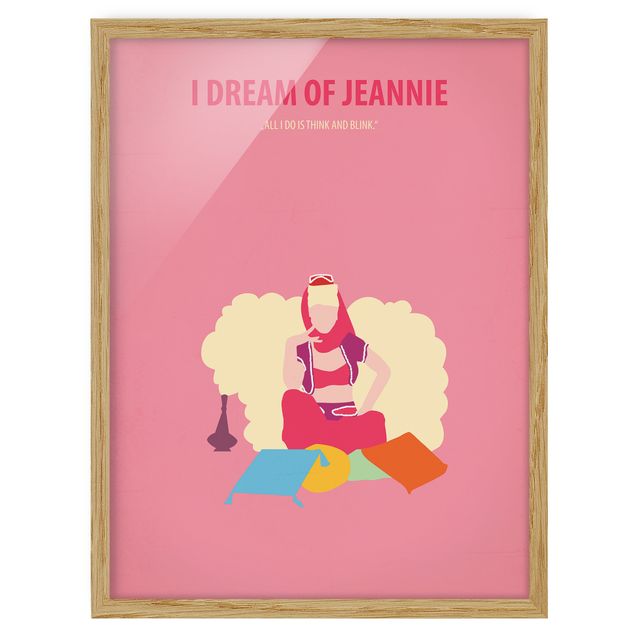 Ingelijste posters Film Poster I Dream Of Jeannie