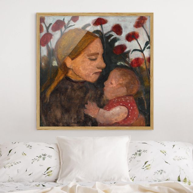 Ingelijste posters Paula Modersohn-Becker - Girl with Child
