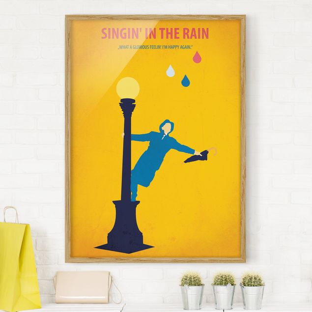 Ingelijste posters Film Poster Singing In The Rain