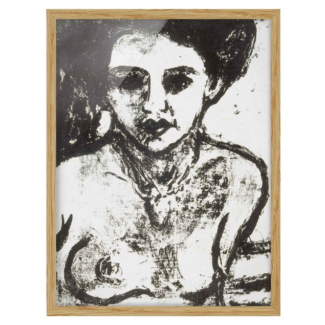 Ingelijste posters Ernst Ludwig Kirchner - Artist's Child
