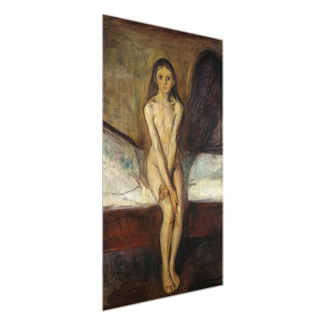 Glasschilderijen Edvard Munch - Puberty