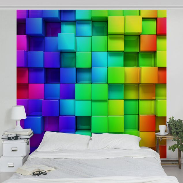 Fotobehang 3D Cubes
