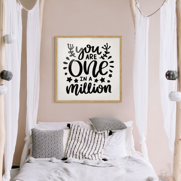 Ingelijste posters You Are One In A Million