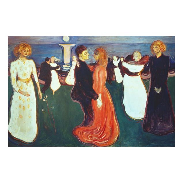 Glasschilderijen Edvard Munch - The Dance Of Life