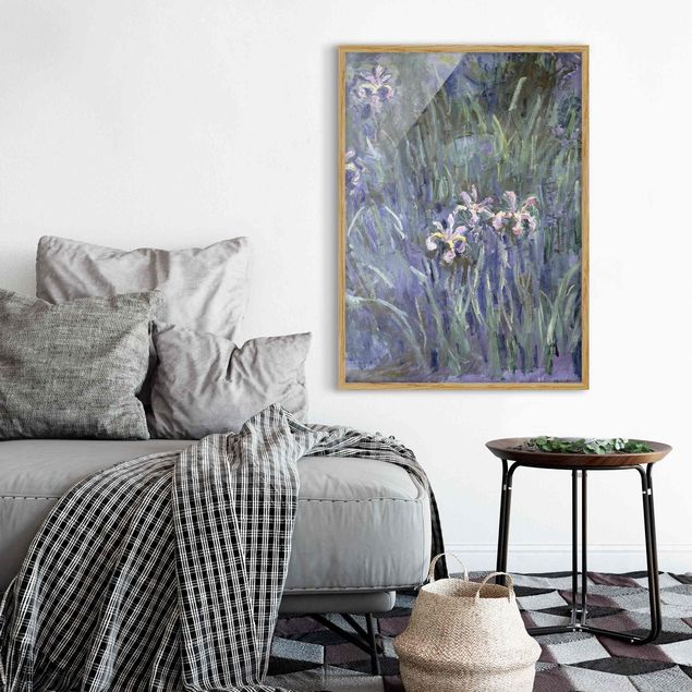 Ingelijste posters Claude Monet - Iris