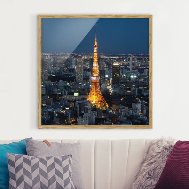 Ingelijste posters Tokyo Tower