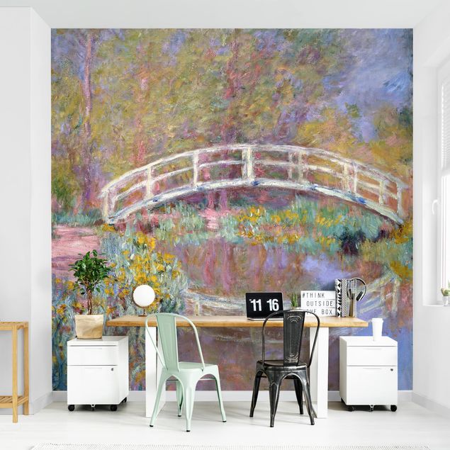 Fotobehang Claude Monet - Bridge Monet's Garden