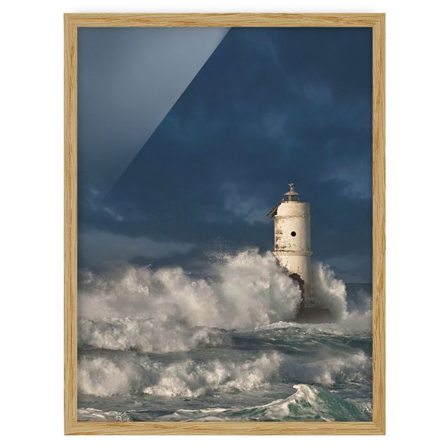 Ingelijste posters Lighthouse On Sardinia