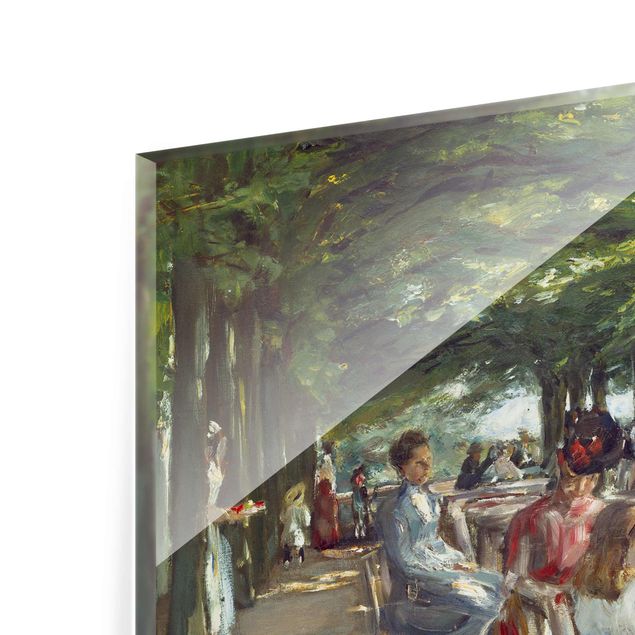 Glasschilderijen Max Liebermann - The Restaurant Terrace Jacob