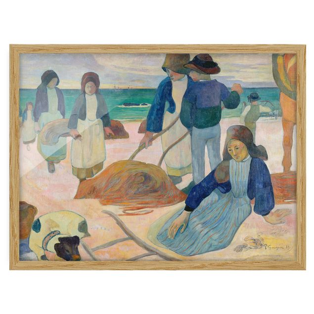 Ingelijste posters Paul Gauguin - The Kelp Gatherers (Ii)