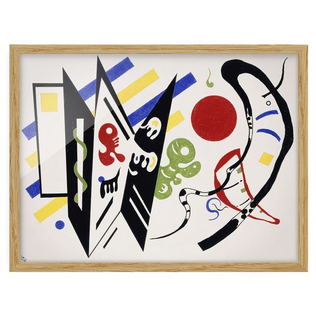 Ingelijste posters Wassily Kandinsky - Reciproque
