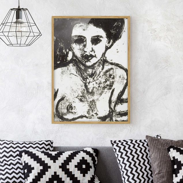 Ingelijste posters Ernst Ludwig Kirchner - Artist's Child