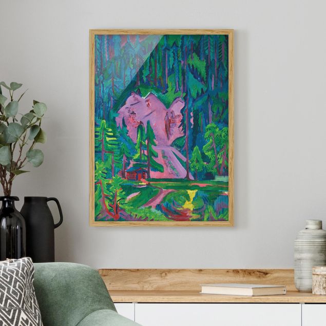 Ingelijste posters Ernst Ludwig Kirchner - Quarry in the Wild