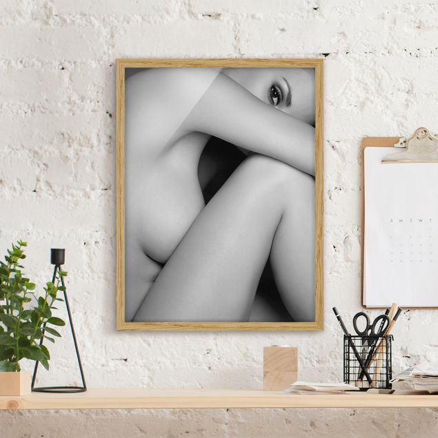 Ingelijste posters Lateral Female Nude Photo ll