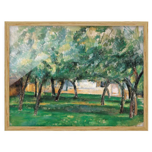 Ingelijste posters Paul Cézanne - Farm In Normandy