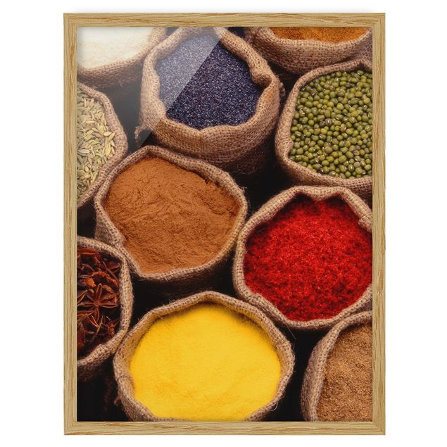 Ingelijste posters Colourful Spices