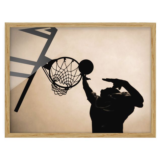 Ingelijste posters Basketball