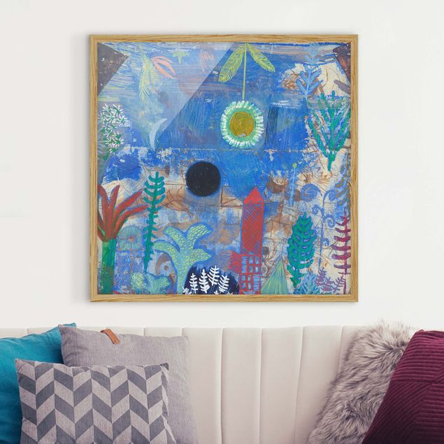 Ingelijste posters Paul Klee - Sunken Landscape