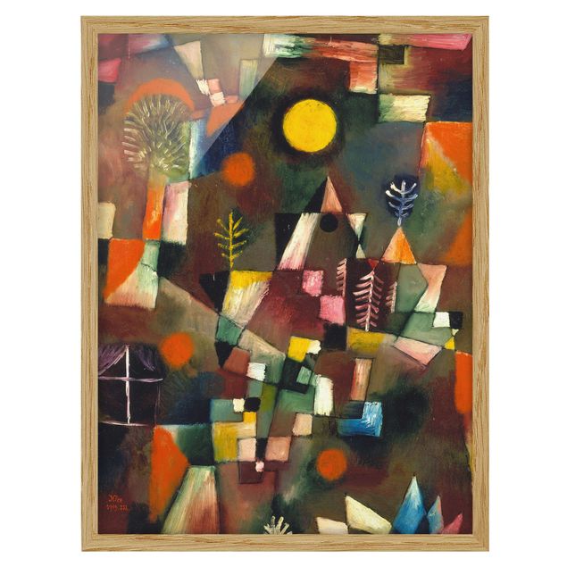 Ingelijste posters Paul Klee - The Full Moon