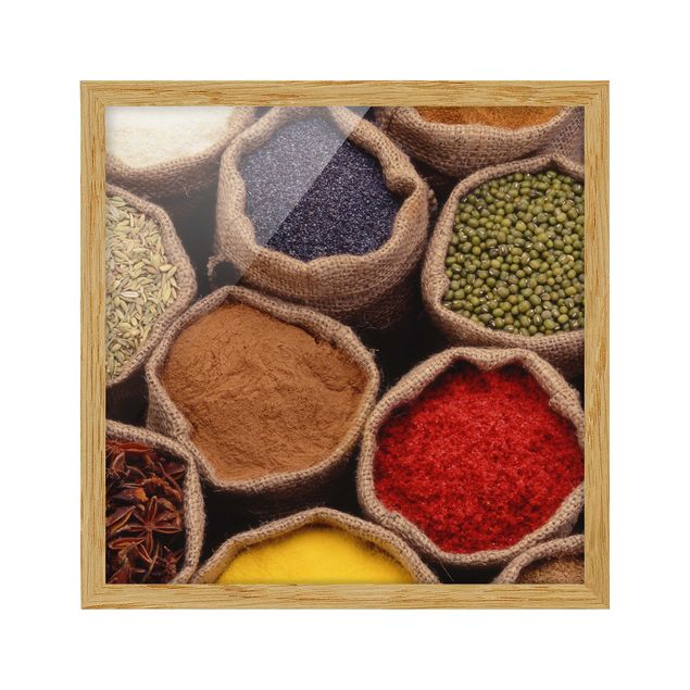 Ingelijste posters Colourful Spices