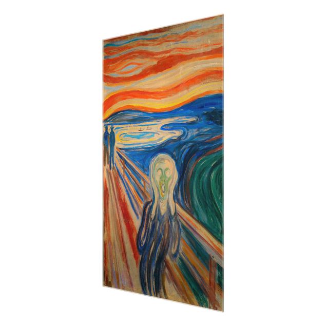 Glasschilderijen Edvard Munch - The Scream