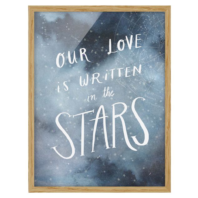 Ingelijste posters Heavenly Love - Star