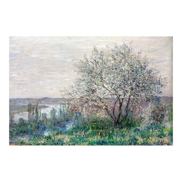 Fotobehang Claude Monet - Spring in Vétheuil