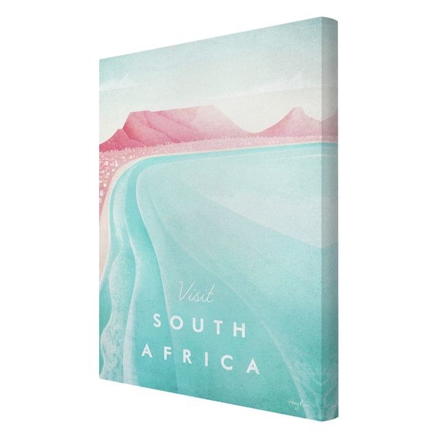 Canvas schilderijen Travel Poster - South Africa