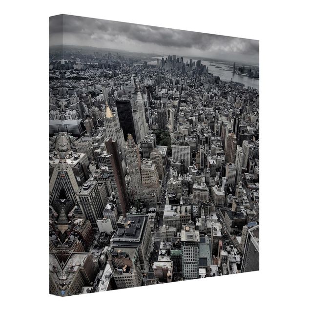 Canvas schilderijen View Over Manhattan