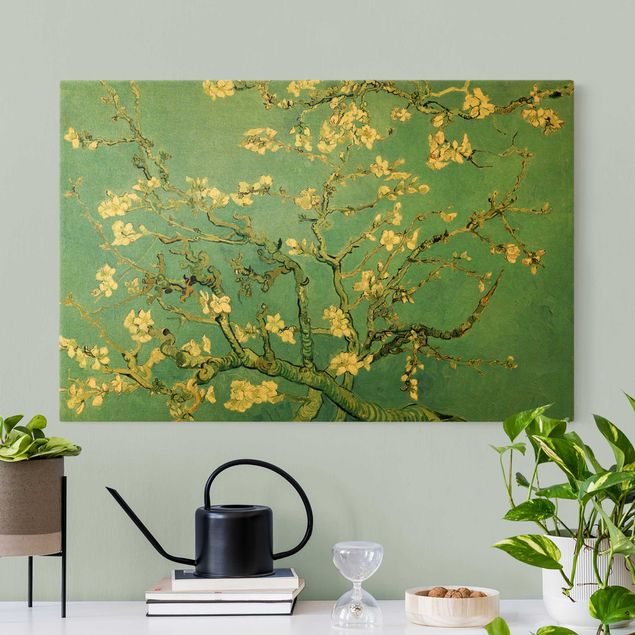 Canvas schilderijen - Goud Vincent Van Gogh - Almond Blossom