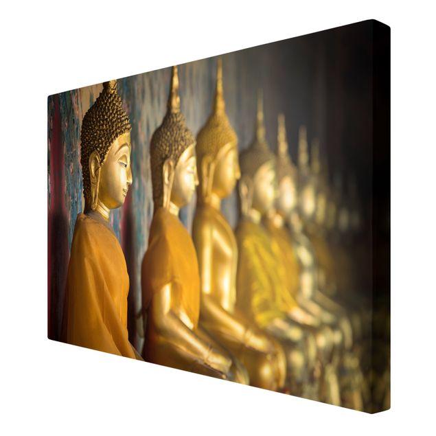 Canvas schilderijen Golden Buddha Statue
