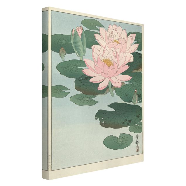 Canvas schilderijen Ohara Shôson - Water Lilies