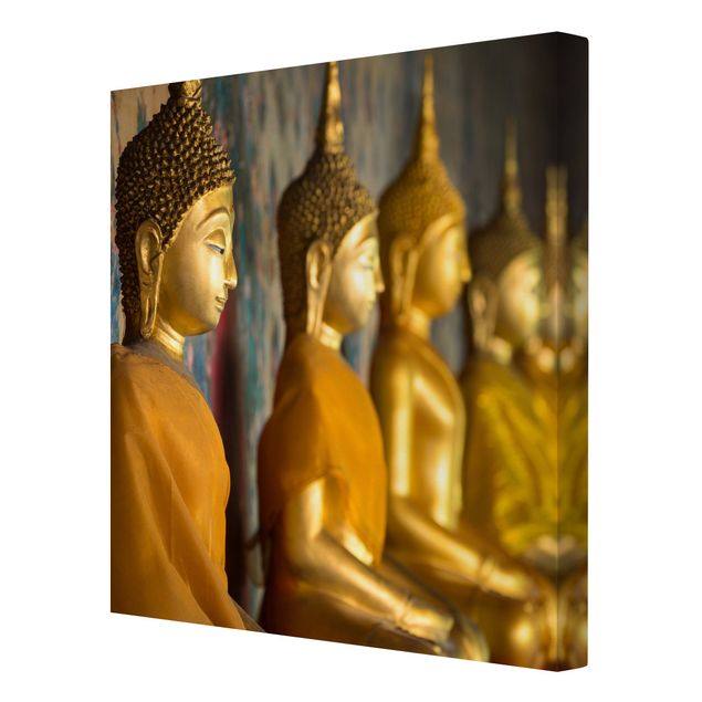 Canvas schilderijen Golden Buddha Statue