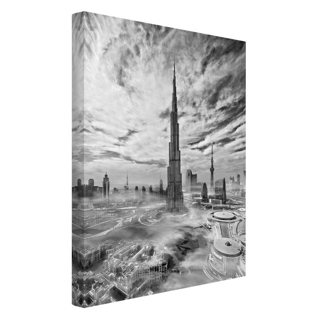 Canvas schilderijen Dubai Super Skyline