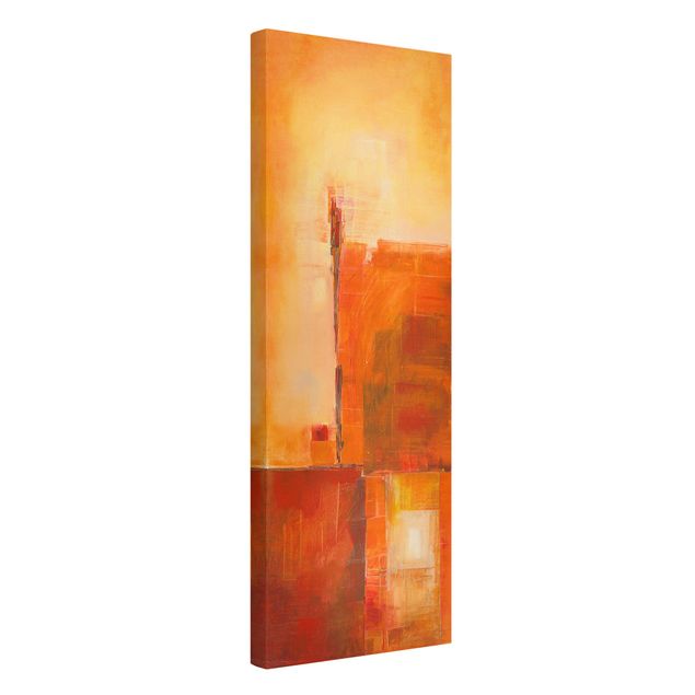 Canvas schilderijen Abstract Orange Brown