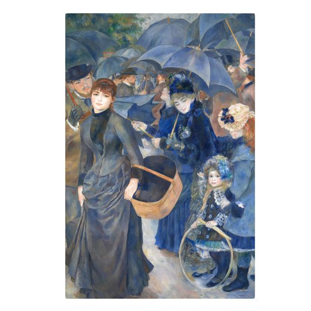 Canvas schilderijen Auguste Renoir - Umbrellas